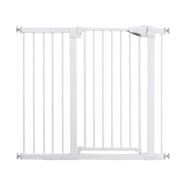 Puerta Seguridad Interior Expandible Reja Para Bebe Mascota Blanco