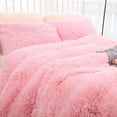thumbnail image 4 of Lochas Soft Shaggy Blankets Plush Bed Cozy Sherpa Fluffy Throw Blanket for Couch Chair Sofa,50"x60",Light Pink, 4 of 8