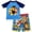 Blue/Navy, variant on Toddler Boys Rash Guard and Swim Trunks Set