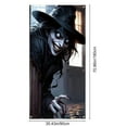 thumbnail image 3 of TanSiDing 4pcs Spooky Halloween Door Curtain - Witch Design Holiday Party Decor for Home, Bar, Nightclub - Durable Polyester Hanging Decoration, 3 of 6