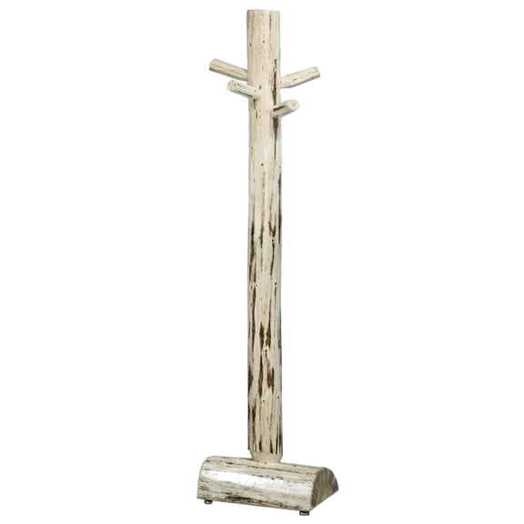 Montana Collection Child's Coat Tree, Clear Lacquer Finish