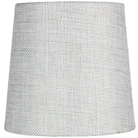 4x5x5 Khaki Burlap Drum Chandelier Clip-On Lampshade