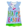 thumbnail image 1 of Luvoko Pyjamas pour Enfants Robes Rayures Bébé Robe à Sequins Réversible Robes pour Enfants avec Manches pour Filles Robe Jeunesse Pulls Robe Foncée pour Tout-Petit Petite Robe Robe Fan Robe Filles Deux Pièces Formelle, 1 of 2