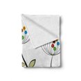 thumbnail image 2 of Garden Soft Flannel Fleece Blanket, Colorful Dandelions Stems Buds Leaves Bedding Plants Wildlife Meadow Cottage Theme, Cozy Plush for Indoor and Outdoor Use, 60" x 80", Multicolor, by Ambesonne, 2 of 6
