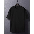 thumbnail image 2 of 【New Arrival】Unisex Loose Streetwear T-Shirt, Abstract Distorted Face Graphic Print Casual Short Sleeve, 2 of 10