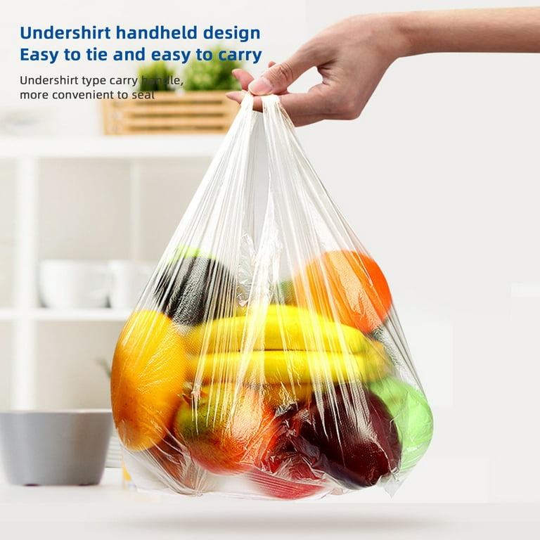 Food Storage Bag Transpare Roll Fresh-keeping For Kitchen Storage Plastic  Bags With Handle Keep Fresh Vacuum Bags Food Packages