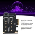 thumbnail image 4 of NGFF M.2 To PCIe Adapter, Easy Installation Storage Expansion Support B Key M Key PCIe NVME Adapter Card PCB  for 2242 2260 2280 SSD, 4 of 7