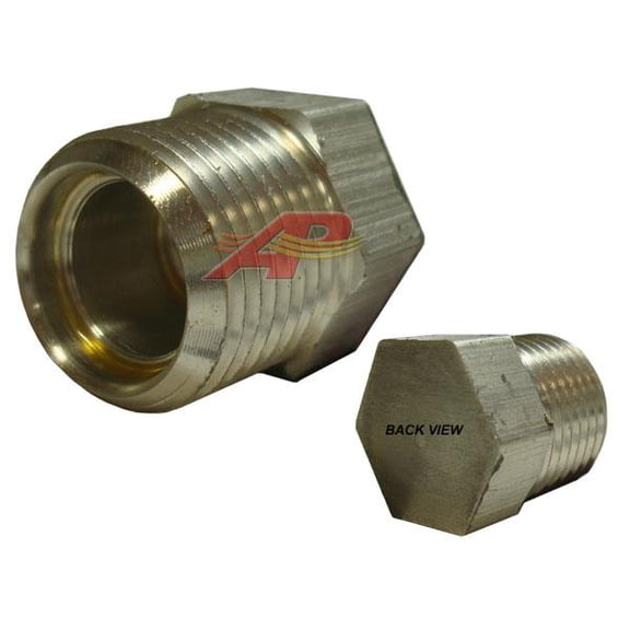 Aluminum #8, 3/4"-16 tpi Male Insert O-Ring Block Off