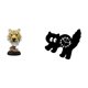 thumbnail image 1 of Figura decorativa de cabeza de tigre, reloj de pared moderno, estatua de acrílico silencioso, sin , fabricado en resina, ideal para dormitorio,, 1 of 8
