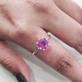 thumbnail image 4 of Pink Alexandrite Ring, 925 Sterling Silver Ring, Womens Ring, Natural Alexandrite, June Birthstone, Christmas, Thanksgiving, Tiny Dainty Ring, Handmade, Statement Jewelry, Wedding, Anniversary Gift, 4 of 8