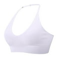 thumbnail image 5 of Ltctricy Halter Bras for Women Deep V Neck Adjustable Strap Ribbed Seamless Low Impact Sports Bras Wokout Yoga Bralette, 5 of 5