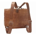 thumbnail image 2 of Sharo B-600 Wide Three-in-One Backpack Brief & Messenger Bag, Brown, 2 of 5