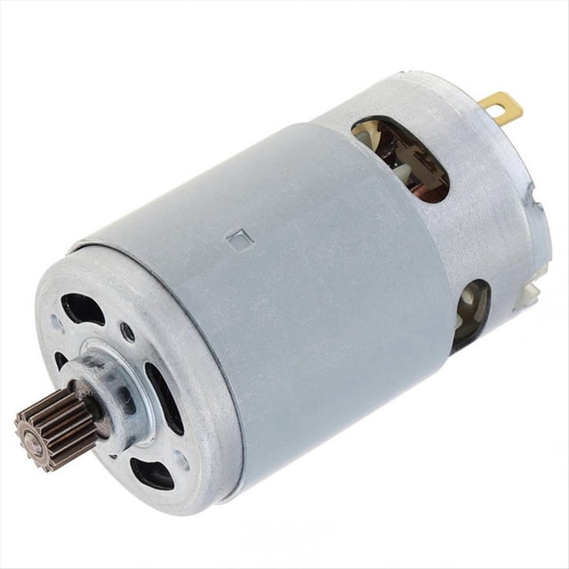 Motor RS550 de 21 V con escobillas y 14 dientes para motosierra de 4,6 pulgadas.