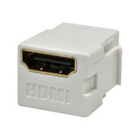 Keystone Insert, White, HDMI Female Coupler