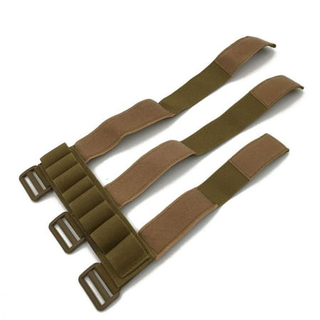Gongjisey Lifesaving Equipment Shotgun Shell Tactical Conveyor 8 Rounds Shooters Sleeve Forearm Mag Bag