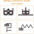 thumbnail image 4 of Jinsinto Precision Aluminum Alloy 12-Sided Multi-angle Measuring Ruler Template Layout Tool with Punch DIY Drilling Tool, 4 of 5