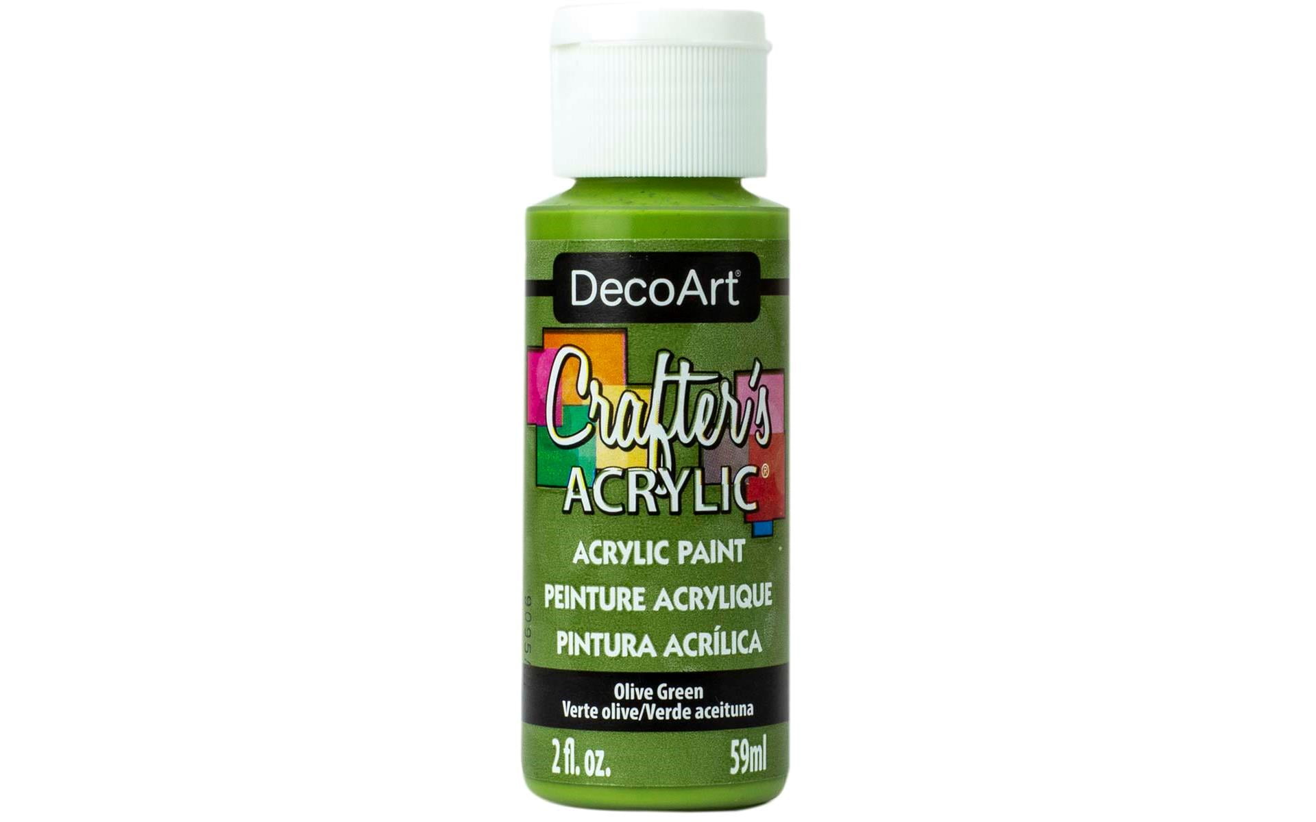Decoart Crafter's Acrylic Paint 2oz Olive Green
