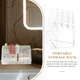 thumbnail image 3 of GOOHOCHY Organizador de maquillaje cosmético transparente Organizador de almacenamiento cosmético de soporte de lápiz, 3 of 8
