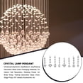 thumbnail image 4 of Naiovety Colgante de cristal de 10 piezas, decoración DIY, colgantes de diamantes de imitación brillantes, adorno decorativo para el hogar, la Iluminación novedosa Tipo 5, 4 of 6