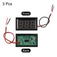 thumbnail image 3 of Uxcell LED Voltmeter DC4.5V-30V LED Digital Display Screen  0.56 Inch for Electronic Equipment, 3 of 4