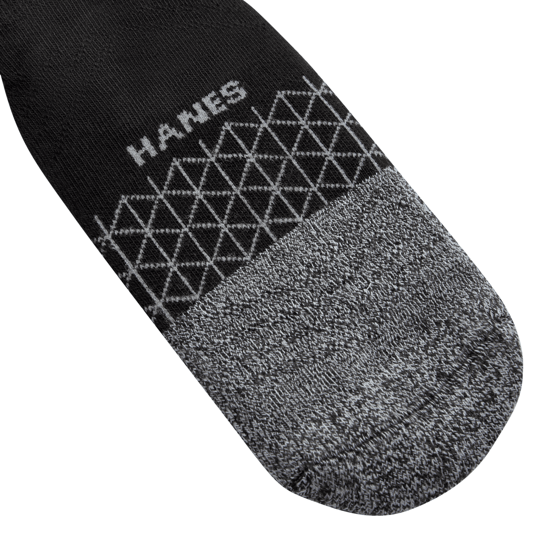 Hanes Mens Absolute Comfort Cushioned Ankle Socks, 3-Pairs