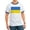 Navy/White, variant on CafePress - Ukraine Flag T Shirt - 100% Cotton Ringed T-Shirt