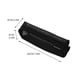 thumbnail image 2 of Estuche de lápices transparente tul negro, estuche grande para lápices con gran capacidad para útiles escolares, 2 of 2