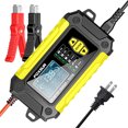 thumbnail image 2 of Cargador batería coche digital AGM GEL plomo-Ácido 6A 12V Pantalla LCD Probador, 2 of 9