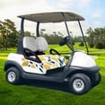 thumbnail image 4 of GARENDE Golf Cart Seat Cover Lightweight Microfiber Golf Cart Seat Towel for 2 Seats Lemon, 4 of 5