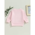 thumbnail image 4 of Cenuakty Kids Baby Girl Boy Sweatshirt Letter Print Long Sleeve Pullovers Autumn Tops for Toddler Cute Clothes, 4 of 9