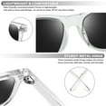 thumbnail image 6 of Joopin Square Sunglasses Polarized UV Protection Retro Trendy Designer Sun Glasses for Men Women, 6 of 9