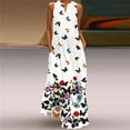 thumbnail image 4 of Summer Long Dress Women's Elegant Robe  Party Sleeveless  Casual Sundress Vintage  y2k Vestidos Para Mujer  S-5XL, 4 of 6