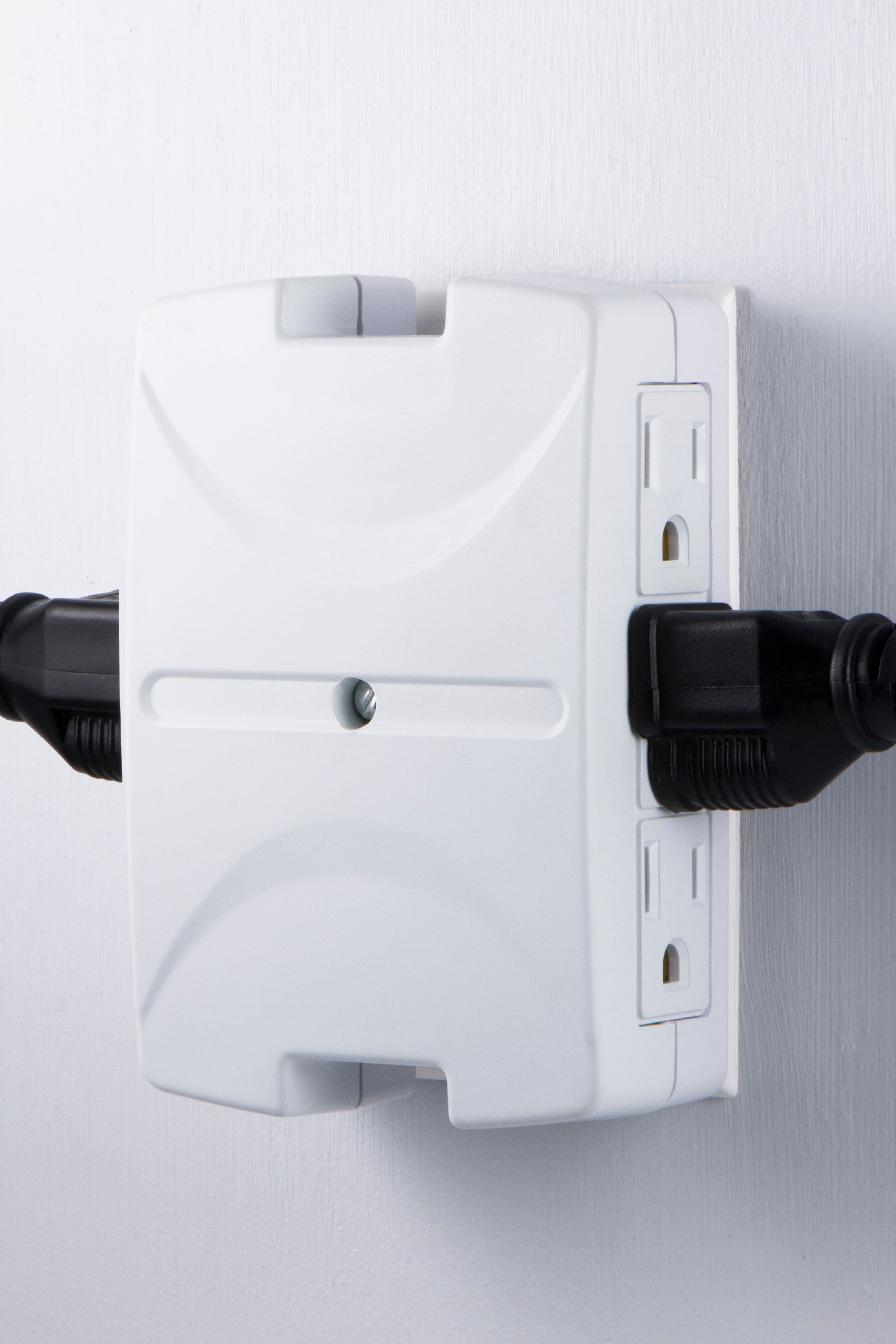 Philips 6-Outlet Wall Adapter, Side-Access Outlets, White, SPS1060T/17