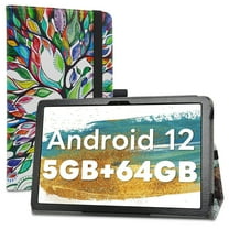 Labanema Compatible with Blackview Tab 7 Wifi Case,Blackview Tab 8 Wifi Case,Folio 2-folding Stand Cover for Blackview Tab 7 Wifi/Blackview Tab 8 Wifi 10.1" Tablets,Love Tree