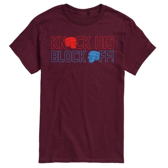 Rock 'Em Sock 'Em Robots - Knock His Block Off - Men's Short Sleeve Graphic T-Shirt