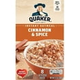 thumbnail image 4 of Quaker Instant Oatmeal, Cinnamon Spice, 8 ct, 12.1 oz Box (4 Pack), 4 of 5