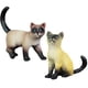 thumbnail image 3 of 2 esculturas de gato de imitación, adornos artesanales de gato, modelos de gato en miniatura, simulación de paisajes de gato, 3 of 3