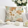 thumbnail image 3 of Vintage Flower Throw Pillow Covers - Enhance your Interiors with our 16x16 Inch Spring-Summer Chinoiserie Cushion Covers for Outdoor, Couch, and Bedroom (Pack of 2), 3 of 7