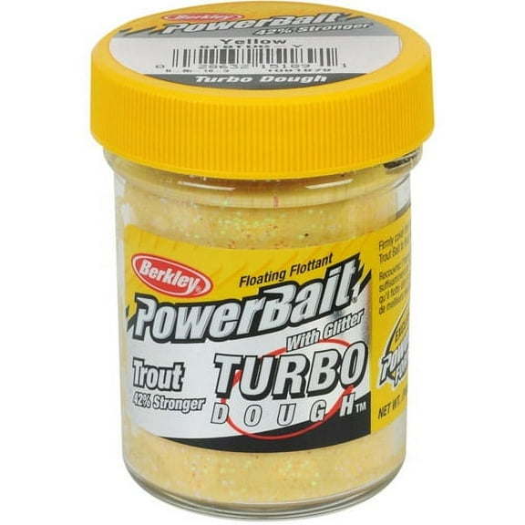 Berkley Power Bait Glitter Turbo Dough Fishing Dough Bait