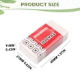 thumbnail image 4 of Torqee Hub White Pencil Eraser,Rubber Correction Eraser for Office,Drafting & Craft Work 6PCS, 4 of 4