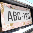thumbnail image 6 of 1 Pcs Floral Branch License Plate Frame, License Plate Cover for Car Decorative Parts, Aluminum License Plate Bracket Holder Rust-Proof Weather-Proof for US Standard Car, 6 of 9