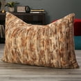 thumbnail image 4 of Jaxx Pillow Saxx 3.5 Foot Giant Décor Floor Pillow, Premium Luxe Fur - Red Fox, 4 of 7