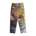 thumbnail image 4 of Band Music Gorillaz Women's Pajama Pants Lounge Daily Novelty Cozy Sleep Bottoms Pants Sleepwear With Pockets, 4 of 8