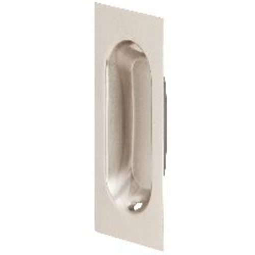 Ives 22B Low Profile Wrought Brass Oblong Flush Pull 3 1/8" X 1 5/16" X