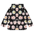 thumbnail image 5 of SELONE Little Boys Hooded Jackets with Pockets Hooded Lightweight Zipper Floral Long Sleeve Fall Winter Outfit Black 4 Years, 5 of 5