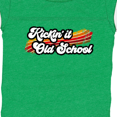 thumbnail image 4 of Inktastic Kickin' it Old School with Weathered Retro Stripe Boys or Girls Baby Bodysuit, 4 of 5