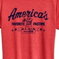 thumbnail image 3 of Instant Message - America's Favorite Pastime - Women's Short Sleeve Graphic T-Shirt, 3 of 6