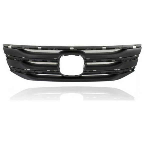 Grille - Compatible/Replacement for '11-13 Honda Odyssey - Main Upper Outer Shell Panel, Black, With Emblem Provision - 75102TK8A01
