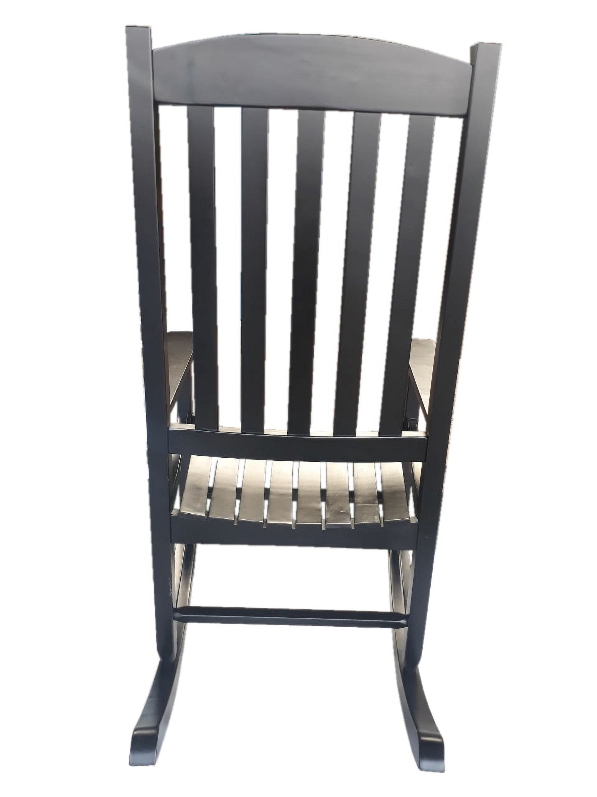 Mainstays white solid wood slat outdoor rocking chair outlet