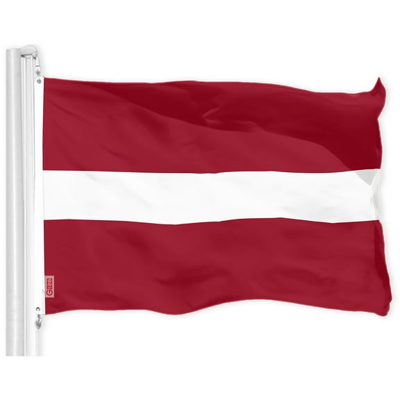 G128 Latvia Latvian Flag | 3x5 Ft | Printed 150D Polyester - Indoor/Outdoor, Vibrant Colors, Brass Grommets, Quality Polyester, Much Thicker More Durable Than 100D 75D Polyester